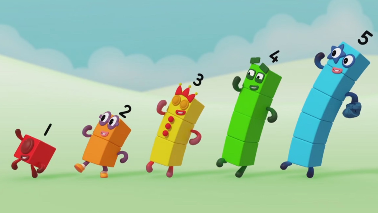 Math formulas in green writing