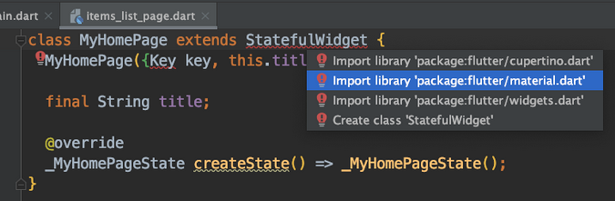 Importing Flutter package 导入 Flutter 包