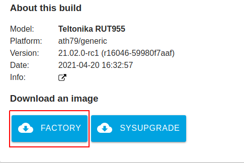 Downloading the Factory Image 下载出厂镜像