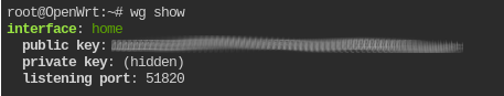 Wireguard public key Wireguard 公钥