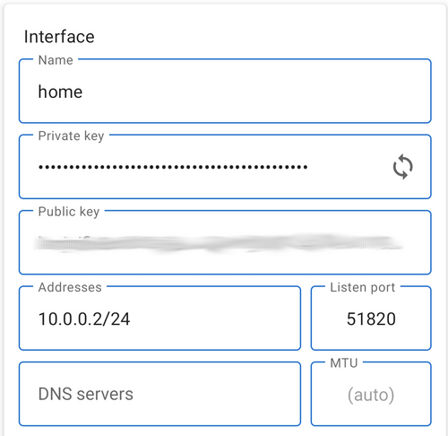 Setting up V interface on Android 在 Android 上设置虚拟专用网络接口