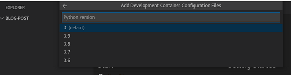 Select the 3 (default) option 选择 “3 (default)” 选项