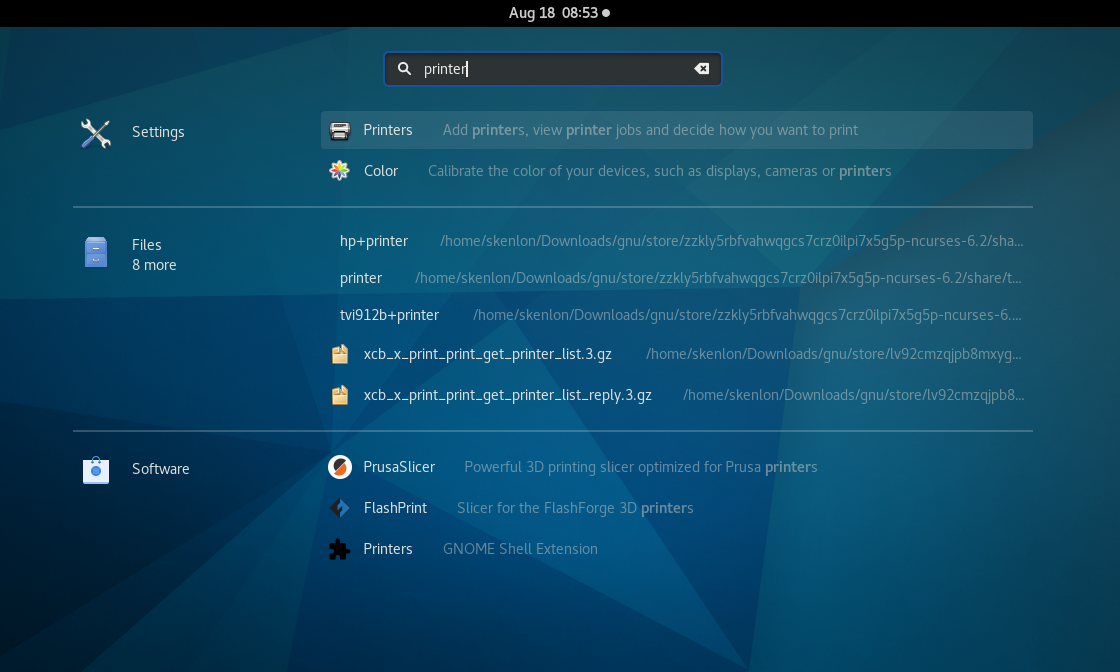 printer settings printer settings