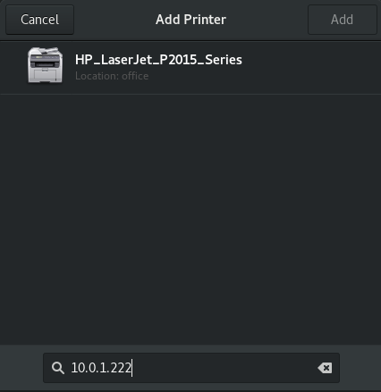 searching for a printer searching for a printer