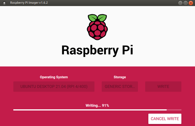 镜像工具:写入镜像