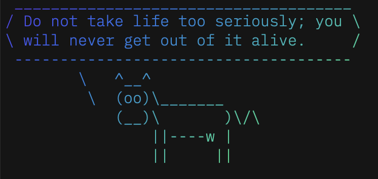 Don't take life too seriously Don’t take life too seriously