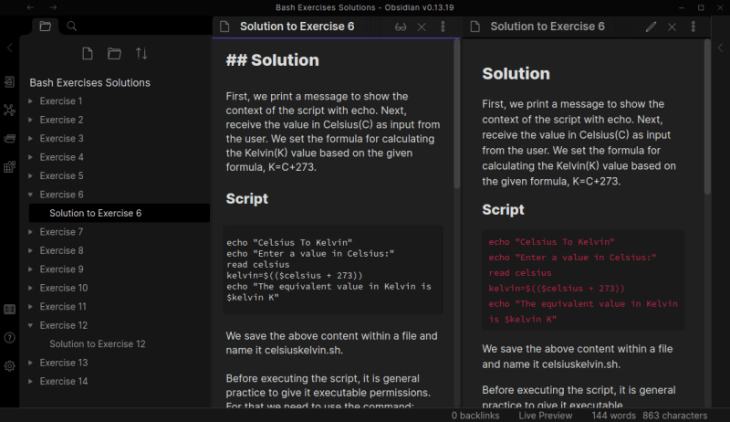 你可以垂直或水平地分割编辑器,以增加更多的窗格来并排查看