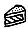 drawing of a piece of pie 画一块馅饼