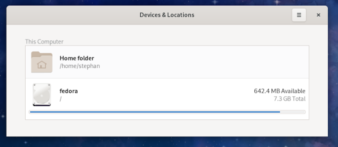 Fedora hard disk running out of space Fedora hard disk running out of space