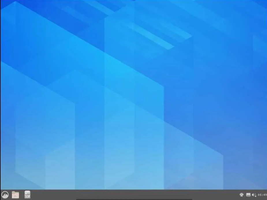 Arch 中的 Cinnamon 桌面(配置前)