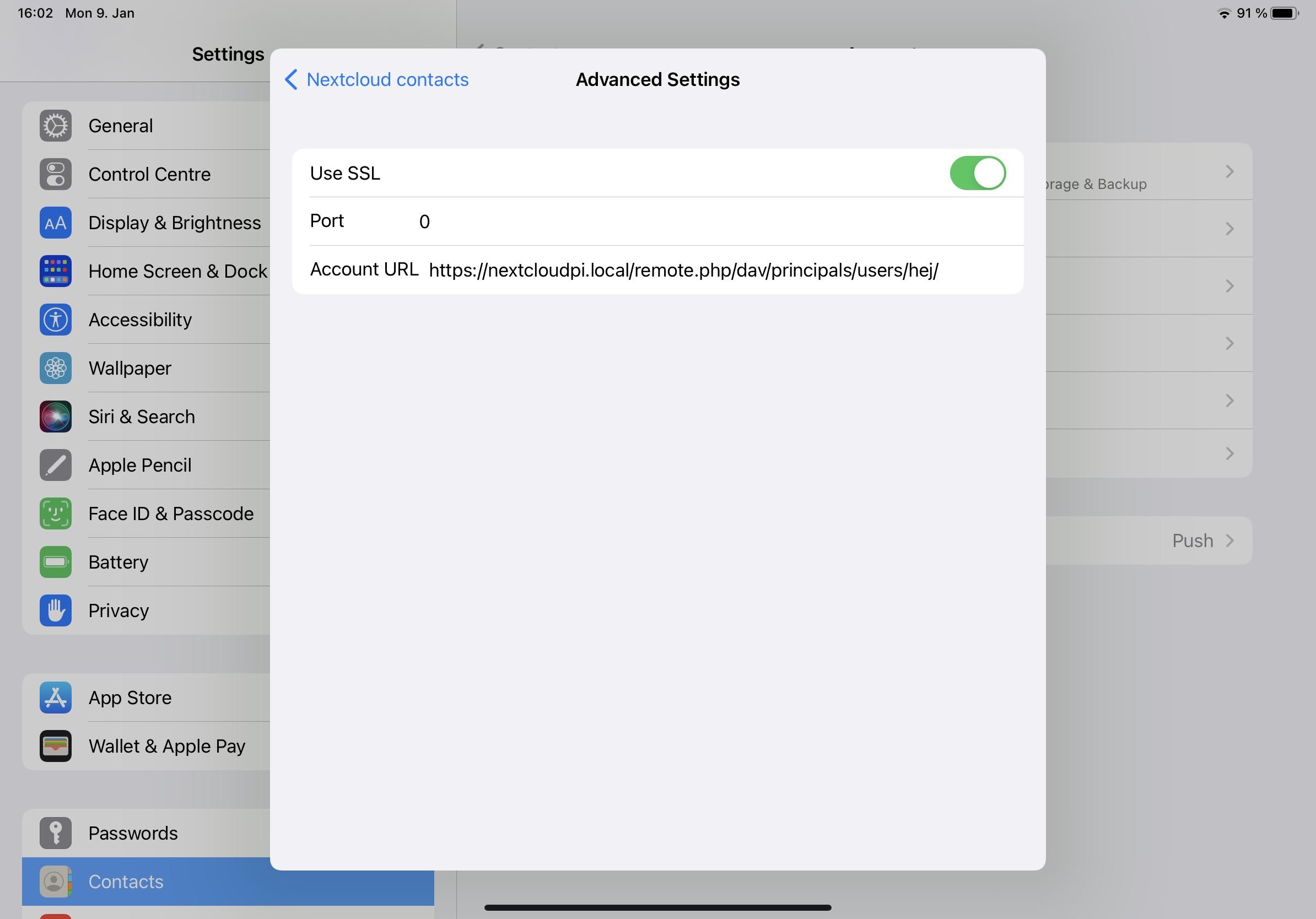 Nextcloud 中高级设置的图片