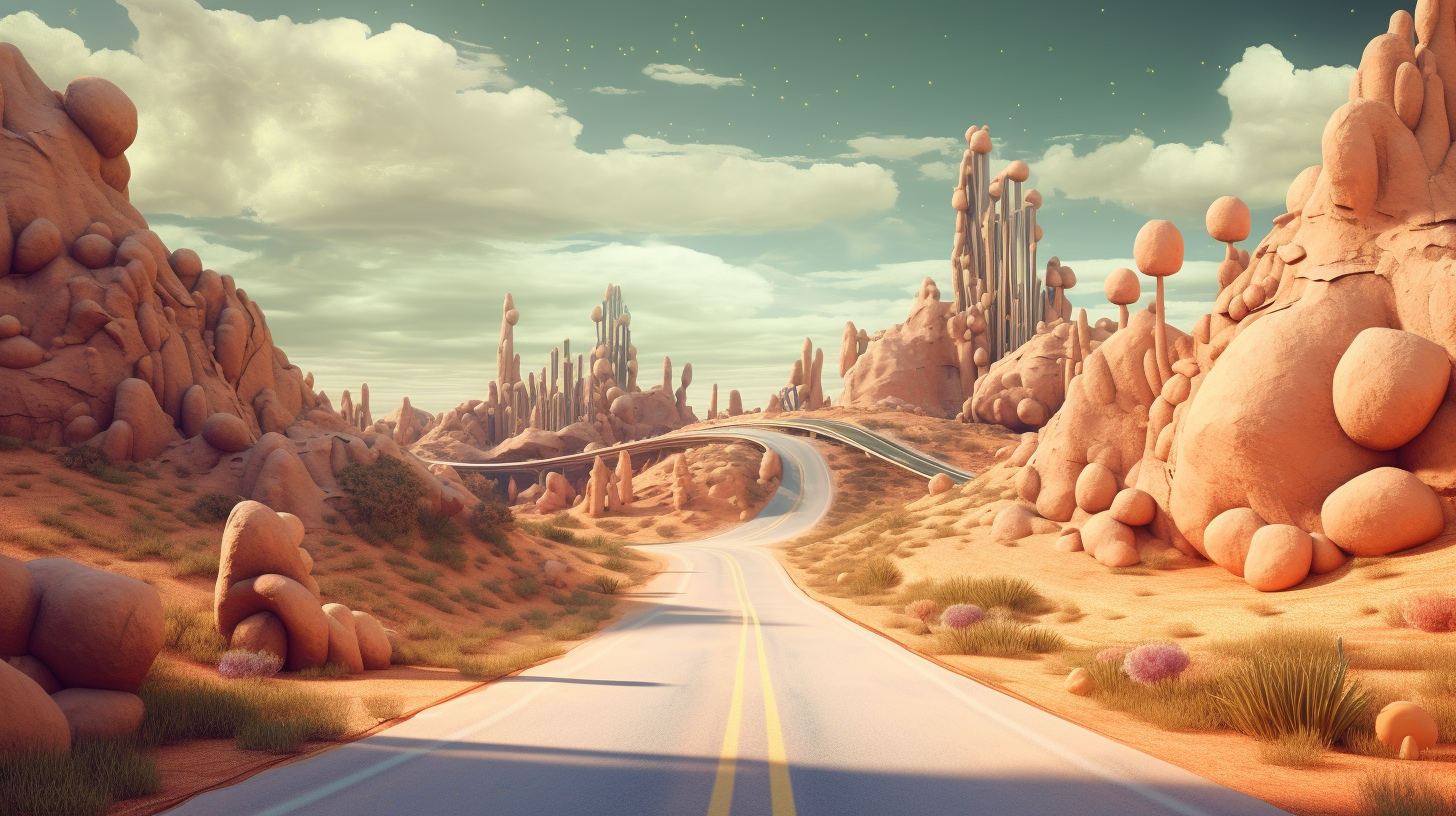 Wide open sky and trees