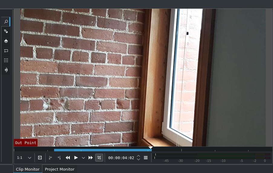 A three-point edit in progress A three-point edit in progress