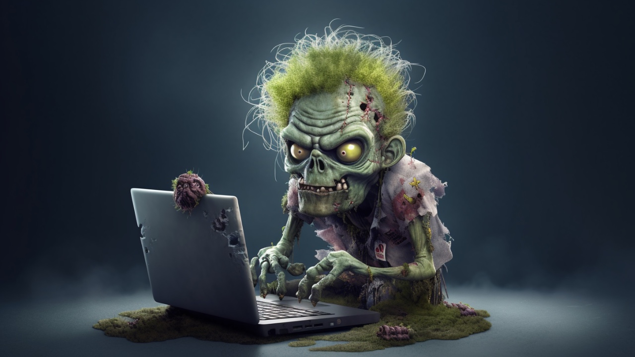 Gears above purple clouds