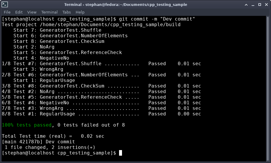 Commit succeeded Commit succeeded