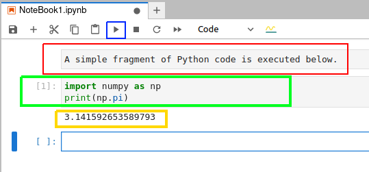 图 3:在 Jupyter Notebook 中执行 Python 代码