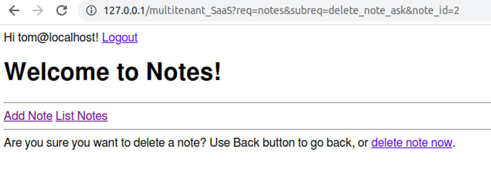 删除笔记之前,应用会申请确认信息
